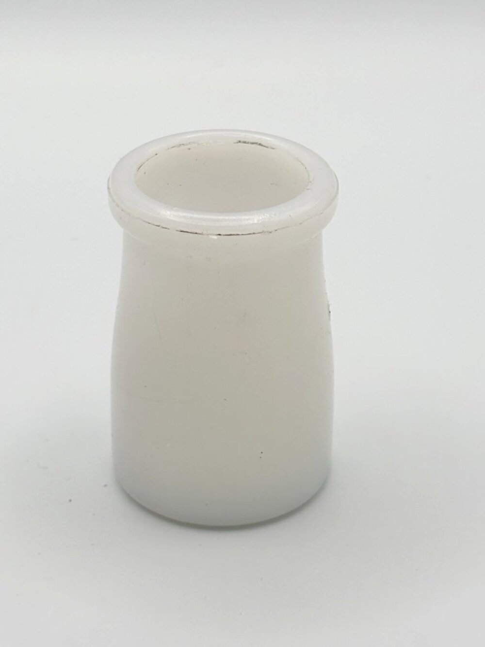 Vintage Milk Glass Mini Individual Restaurant Creamer Diner 2.15"